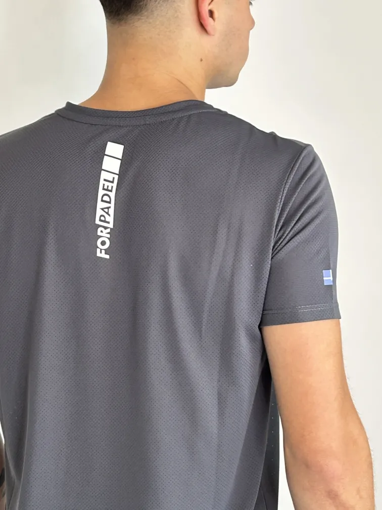 Camiseta Mida - Chumbo