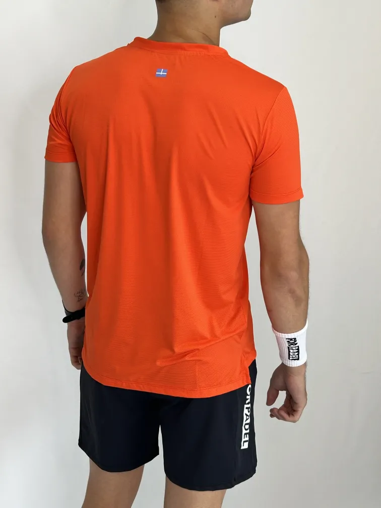 Camiseta Poli - Laranja