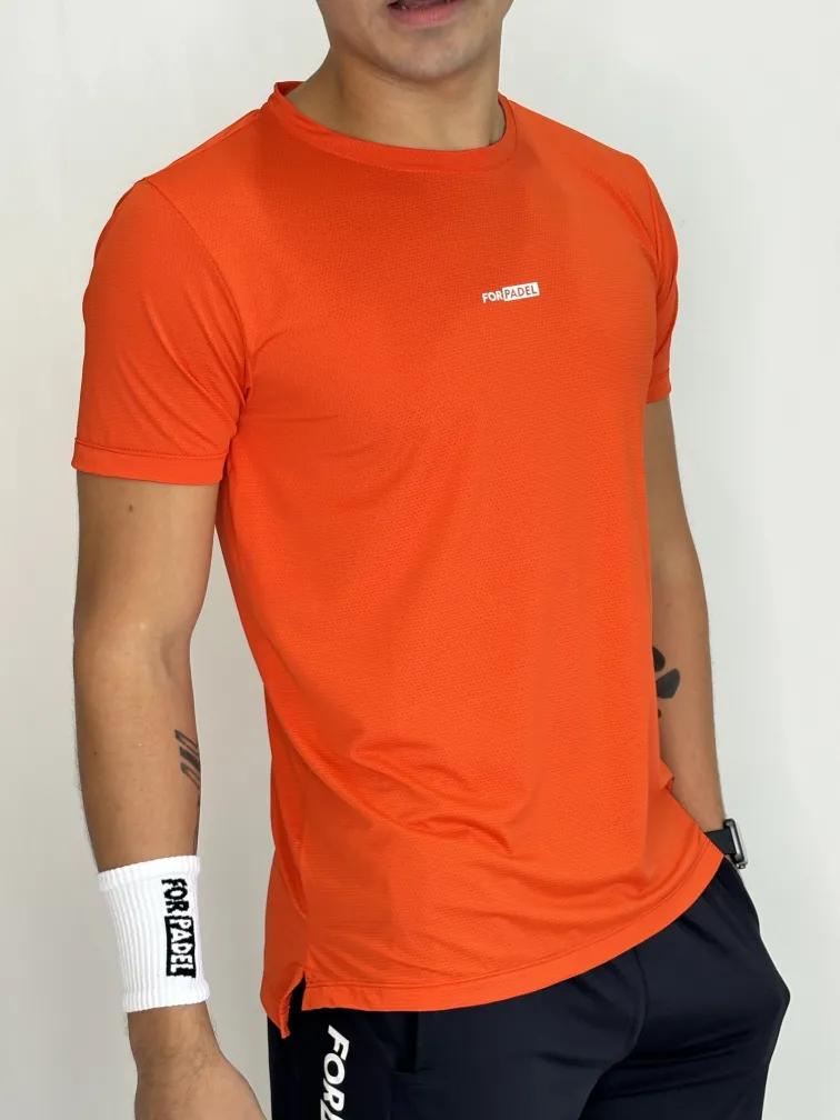 Camiseta Poli - Laranja
