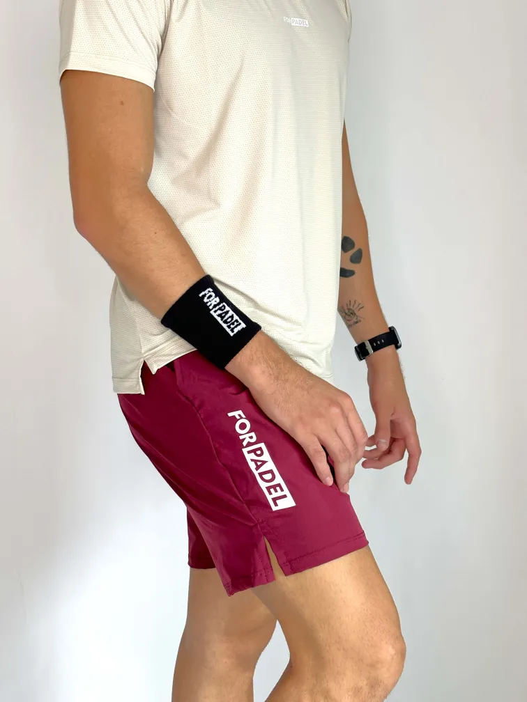 Shorts Tactel - Bordô