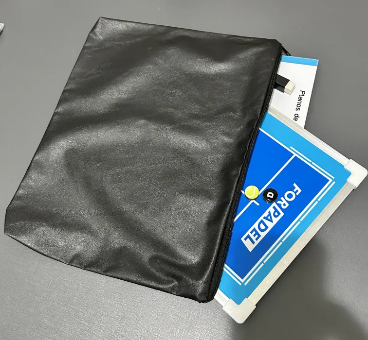 Prancheta Tática Magnética de Padel, com bolsa de transporte