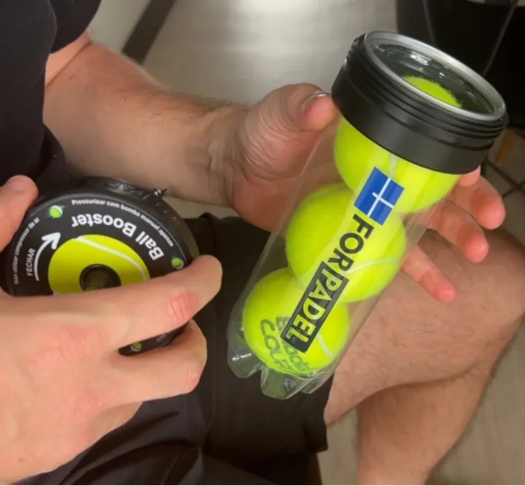 Kit completo - Pressurizador de Bolas (Padel e Tênis)